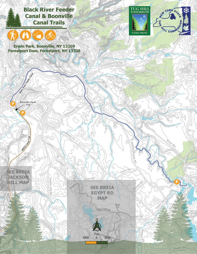 Boonville Canal Trail Map