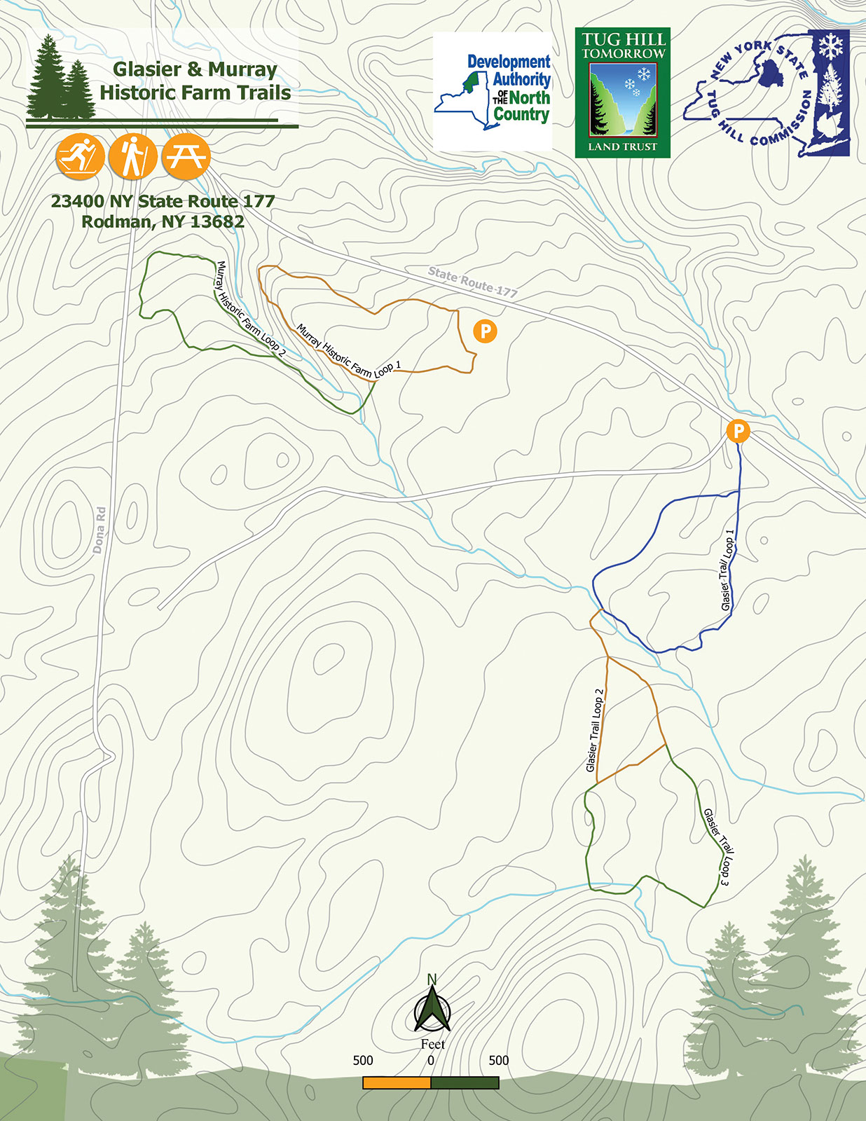 Murray & Glasier Nature Trail Maps